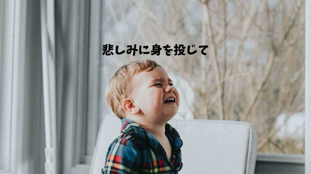 悲しみに身を投じて
